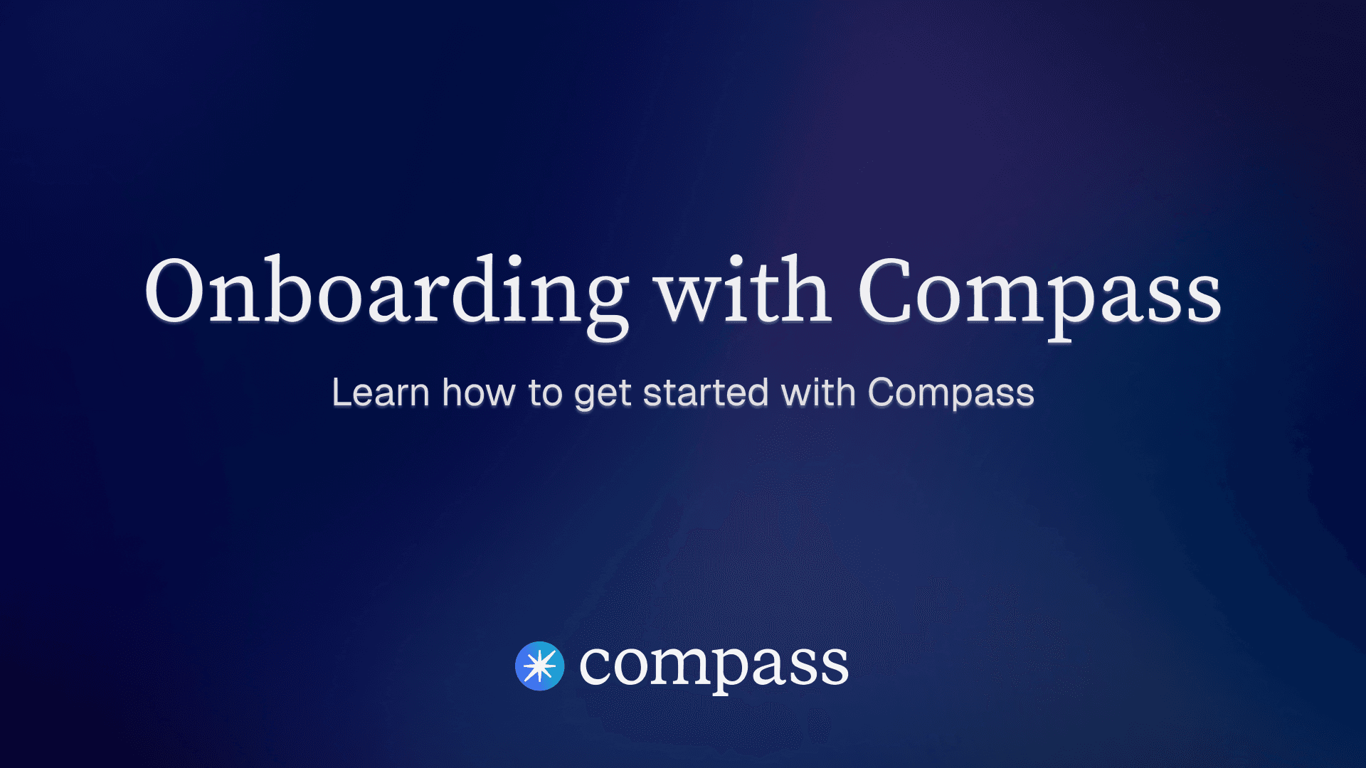 onboarding walkthrough
